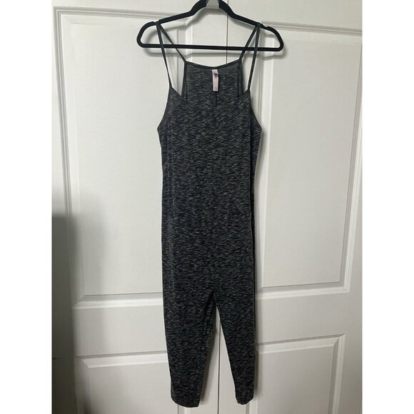 Victoria's Secret Romper Womens M Ribbed Gray Sleeveless Jumpsuit - Picture 2 of 9